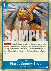 Plastic Surgery Shot - ST12-017 (Pirate Foil) - Premium Booster -The Best- Vol. 2 - One Piece Card Game card