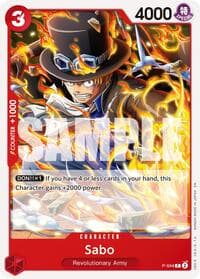 Sabo - P-044 (Reprint) - Premium Booster -The Best- Vol. 2 - One Piece Card Game card