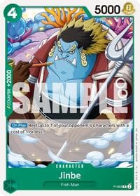 Jinbe - P-063 (Reprint) - Premium Booster -The Best- Vol. 2 - One Piece Card Game card