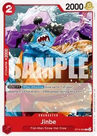 Jinbe - ST10-005 (Reprint) - Premium Booster -The Best- Vol. 2 - One Piece Card Game card