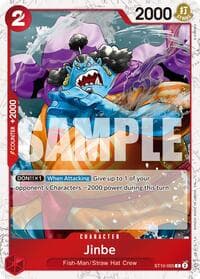 Jinbe - ST10-005 (Pirate Foil) - Premium Booster -The Best- Vol. 2 - One Piece Card Game card