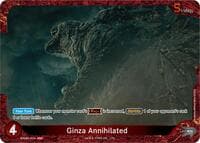 Ginza Annihilated (ESD01-013+) (Promotion Pack Vol.2) - Promo Cards - Godzilla Card Game card