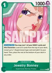 Jewelry Bonney - ST02-007 (Reprint) - Premium Booster -The Best- Vol. 2 - One Piece Card Game card