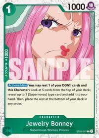 Jewelry Bonney - ST02-007 (Pirate Foil) - Premium Booster -The Best- Vol. 2 - One Piece Card Game card