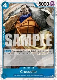 Crocodile - OP07-040 (Pirate Foil) - Premium Booster -The Best- Vol. 2 - One Piece Card Game card