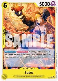 Sabo - P-073 (Reprint) - Premium Booster -The Best- Vol. 2 - One Piece Card Game card