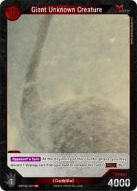 Giant Unknown Creature (EBP02-001) - Booster Set 2: G: Monsters Raid Again - Godzilla Card Game card