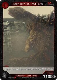 Godzilla (2016) 2nd Form (EBP02-002) - Booster Set 2: G: Monsters Raid Again - Godzilla Card Game card