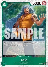 Adio (Pirate Foil) - Premium Booster -The Best- Vol. 2 - One Piece Card Game card