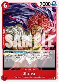 Shanks - P-083 (Reprint) - Premium Booster -The Best- Vol. 2 - One Piece Card Game card