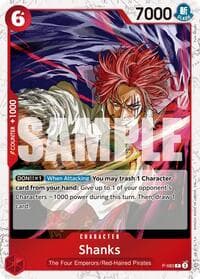 Shanks - P-083 (Pirate Foil) - Premium Booster -The Best- Vol. 2 - One Piece Card Game card