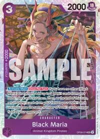 Black Maria (Reprint) - Premium Booster -The Best- Vol. 2 - One Piece Card Game card