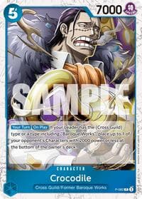 Crocodile - P-082 (Pirate Foil) - Premium Booster -The Best- Vol. 2 - One Piece Card Game card