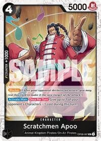 Scratchmen Apoo - OP08-087 (Pirate Foil) - Premium Booster -The Best- Vol. 2 - One Piece Card Game card
