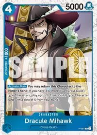 Dracule Mihawk - P-081 (Pirate Foil) - Premium Booster -The Best- Vol. 2 - One Piece Card Game card