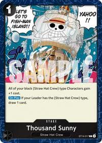 Thousand Sunny (Pirate Foil) - Premium Booster -The Best- Vol. 2 - One Piece Card Game card