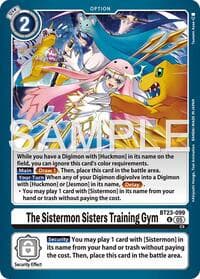 The Sistermon Sisters Training Gym - Hackers' Slumber - Digimon Card Game card