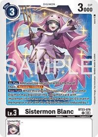 Sistermon Blanc - Hackers' Slumber - Digimon Card Game card