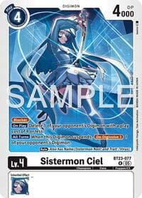 Sistermon Ciel - Hackers' Slumber - Digimon Card Game card