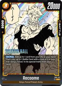 Recoome - Manga Booster 02 - Dragon Ball Super: Fusion World card