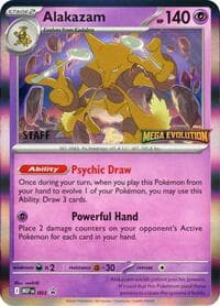 Alakazam - 003 [Staff] - ME: Mega Evolution Promo - Pokemon card