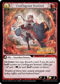 Conflagrant Sentinel - Promotional Cards - Grand Archive TCG card