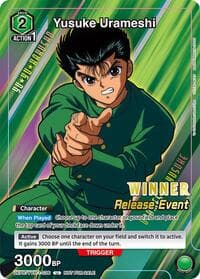 Yusuke Urameshi (Release Event Winner) - UE13BT: Yu Yu Hakusho: Ghost Files Release Event Cards - Union Arena card