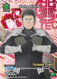 Kafka Hibino (Release Event Participation) - UE12BT: Kaiju No. 8 Release Event Cards - Union Arena card