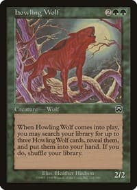 Howling Wolf - Mercadian Masques - Magic: The Gathering card