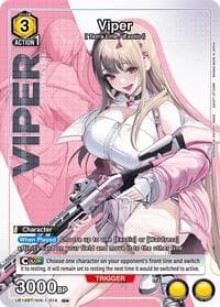Viper (014) (U*) - UE14BT: GODDESS OF VICTORY: NIKKE - Union Arena card