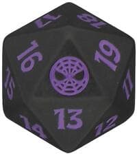 Marvel's Spider-Man Prerelease Spindown Life Counter (Purple) - Wizards of the Coast Dice - Life Counters card