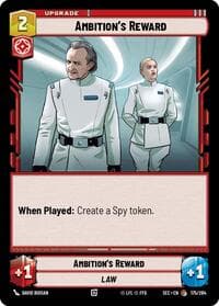 Ambition's Reward - Secrets of Power - Star Wars: Unlimited card