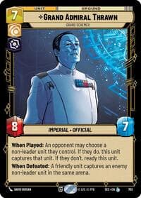 Grand Admiral Thrawn - Grand Schemer - Secrets of Power - Star Wars: Unlimited card