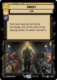 Arrest - Secrets of Power - Star Wars: Unlimited card