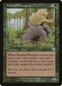 Hunted Wumpus - Mercadian Masques - Magic: The Gathering card