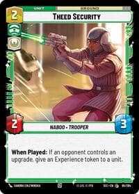 Theed Security - Secrets of Power - Star Wars: Unlimited card