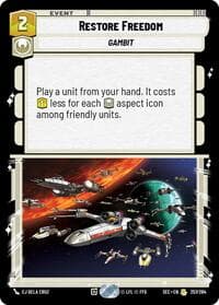 Restore Freedom - Secrets of Power - Star Wars: Unlimited card