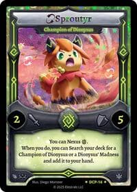 Sproutyr - Champion of Dionysus - Divine Champions: Lifestream Promos - Elestrals card