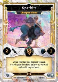 Sparkitt - Champion of Zeus - Elestrals Premier Packs - Elestrals card