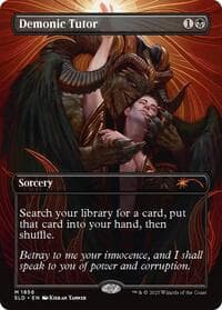 Demonic Tutor - Secret Lair Drop Series - Magic: The Gathering card