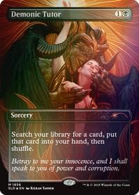 Demonic Tutor (Rainbow Foil) - Secret Lair Drop Series - Magic: The Gathering card