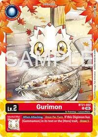 Gurimon (Regulation Battle Vol.3 Participant) - World Convergence - Digimon Card Game card