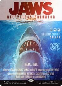 Jaws, Relentless Predator (Rainbow Foil) - Secret Lair Drop Series - Magic: The Gathering card