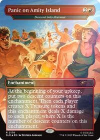 Panic on Amity Island - Descent into Avernus (Rainbow Foil) - Secret Lair Drop Series - Magic: The Gathering card