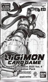 Store Tournament 2025 Vol.4 Participation Pack - Digimon Promotion Cards - Digimon Card Game card
