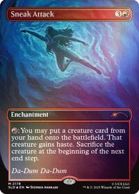 Sneak Attack (Rainbow Foil) - Secret Lair Drop Series - Magic: The Gathering card