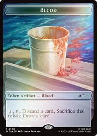 Blood Token (Rainbow Foil) - Secret Lair Drop Series - Magic: The Gathering card