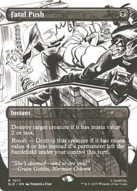 Fatal Push (7017) - Secret Lair Drop Series - Magic: The Gathering card