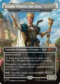 Dwight Schrute, Hay King - Heliod, Sun-Crowned - Secret Lair Drop Series - Magic: The Gathering card