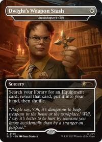 Dwight's Weapon Stash - Steelshaper's Gift - Secret Lair Drop Series - Magic: The Gathering card